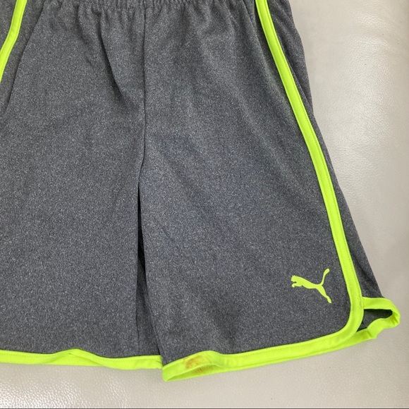 Puma neon black grey short sleeve big boy active shoots set 4064 - Picture 6 of 7